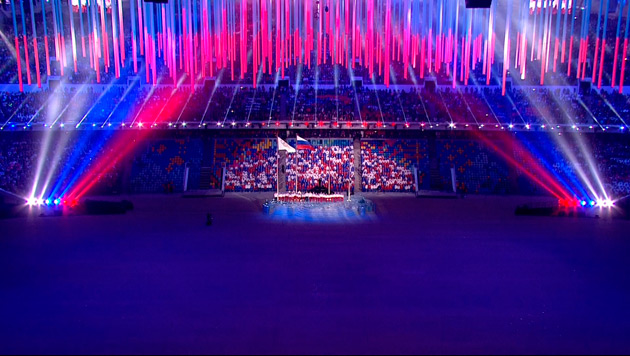 Гимн России Открытие олимпиады Сочи 2014